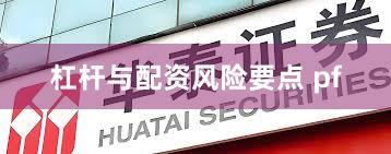 杠杆与配资风险要点 pf
