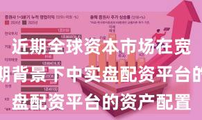 近期全球资本市场在宽幅震荡周期背景下中实盘配资平台的资产配置